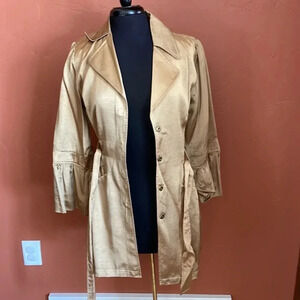 Gold willi smith trench coat M‎